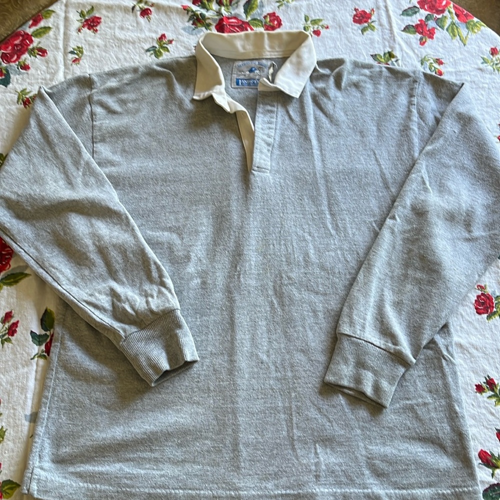 Vintage land end rugby shirt